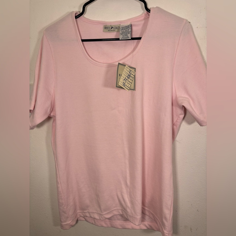 Vintage White Stag pink women’s tops